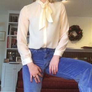 Vintage Versace velour jeans